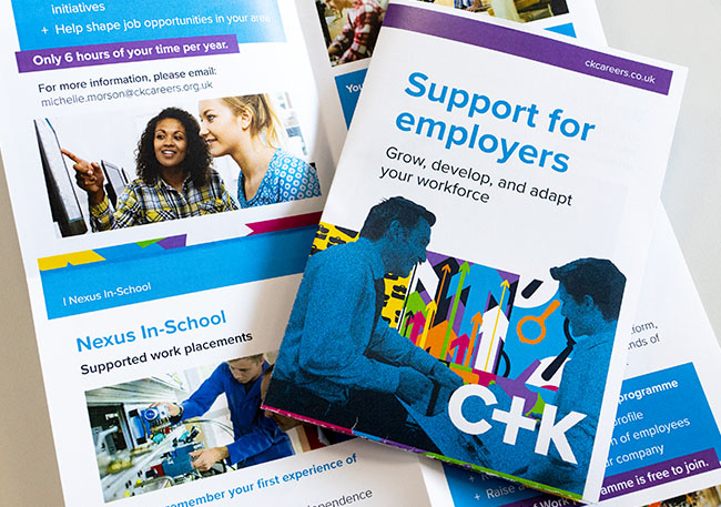 C+K support for employers leaflets